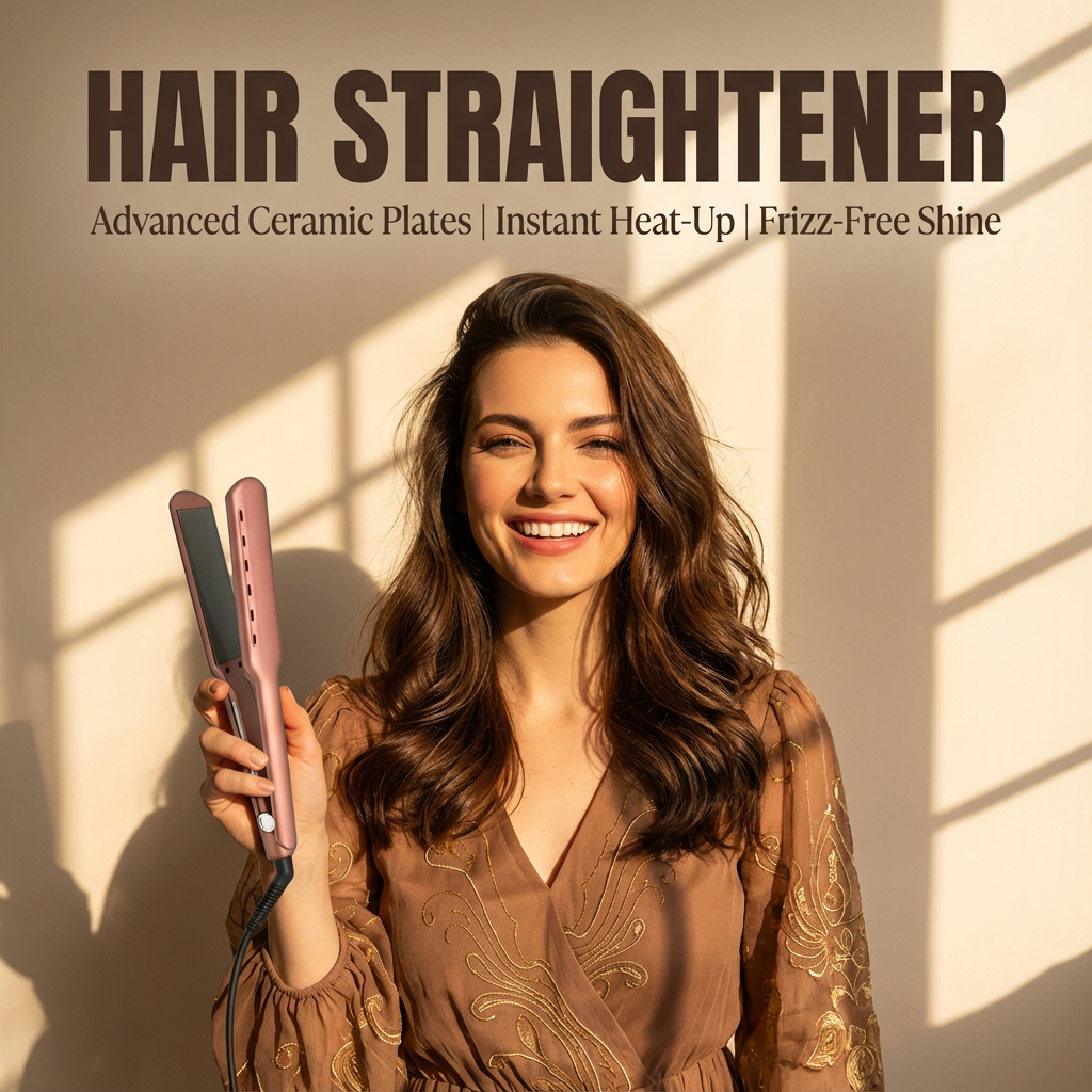 Proluxeyou Adaptive Hair Straightener Fast 15 Second Heatup 5 Temperature Setting