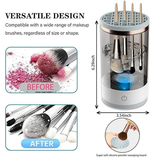 Electric Makeup Brush Cleaner & Dryer – All-in-One Cleaning Tool