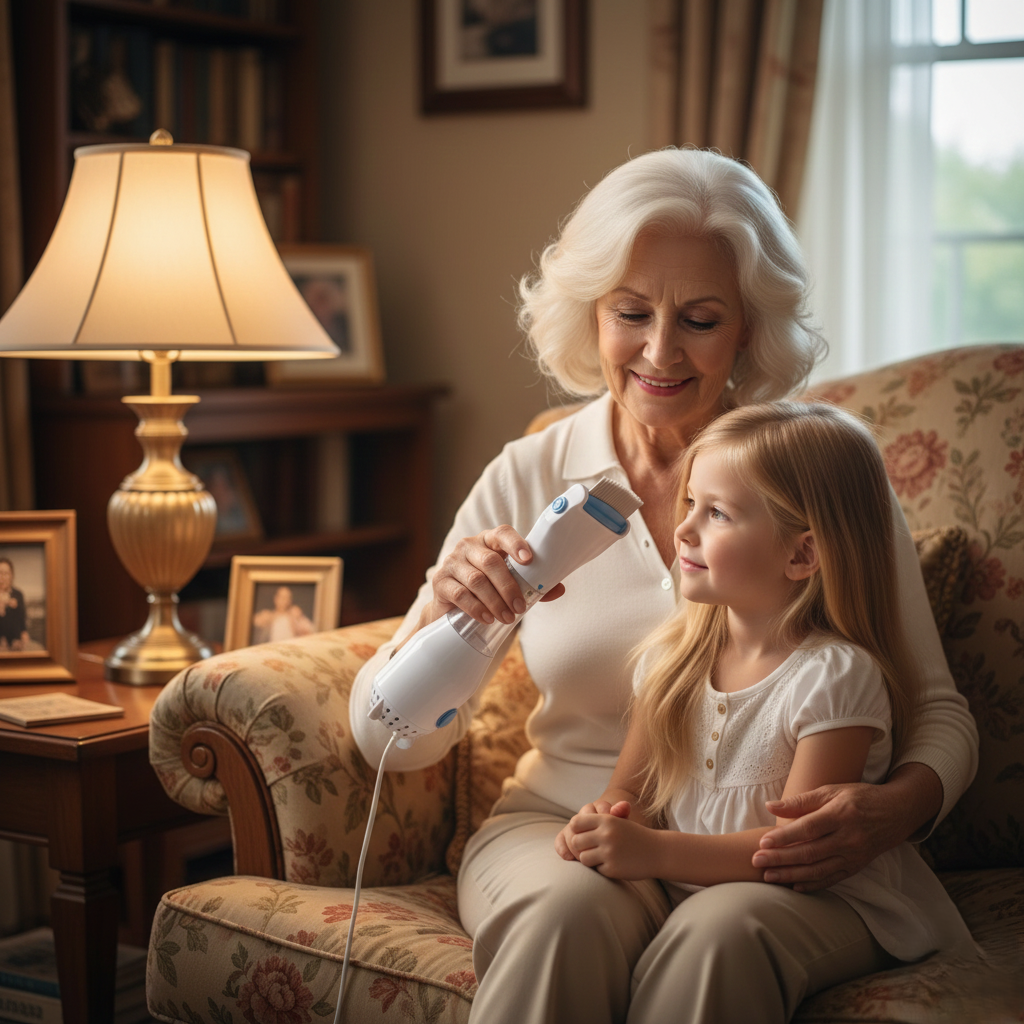 V-Comb Electric Lice Removal Machine – 4 Filters