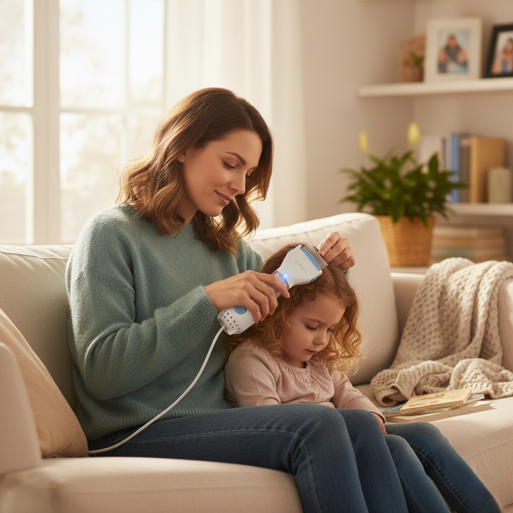 V-Comb Electric Lice Removal Machine – 4 Filters