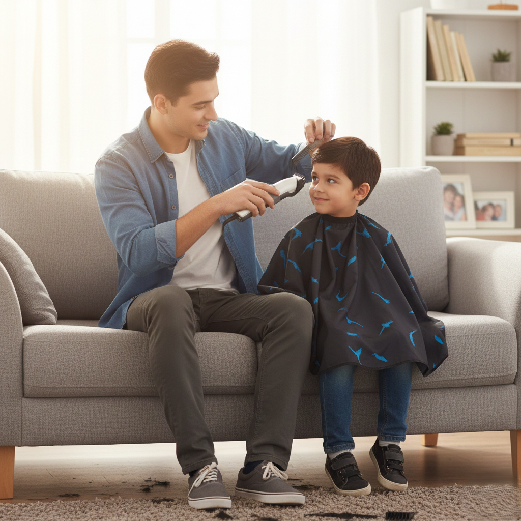 Hair Trimmer with 5 Adjustable Combs