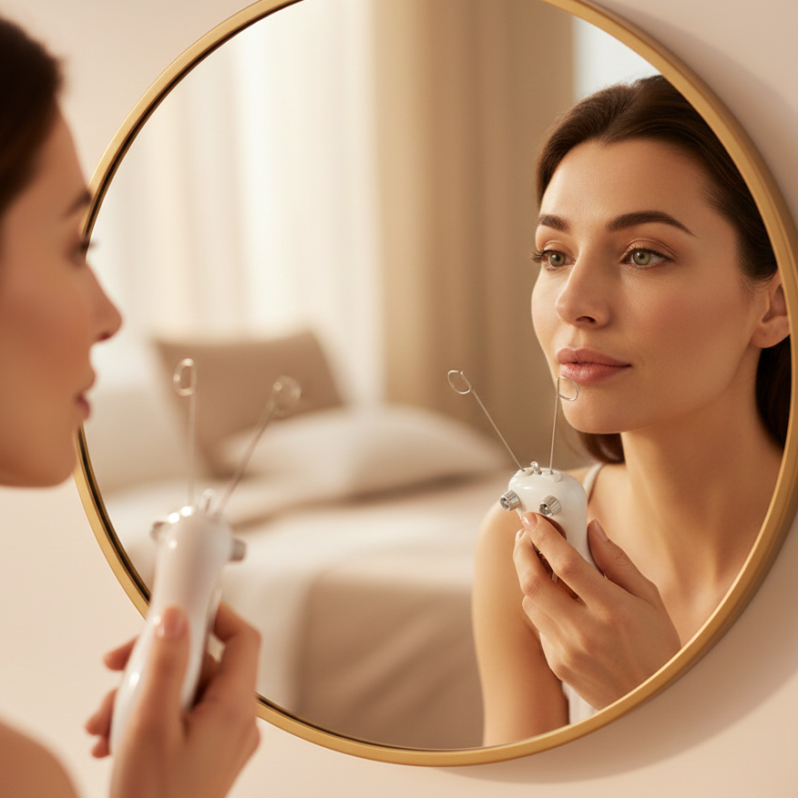 Rechargeable Eyebrow & Facial Hair Remover – Painless & Precise