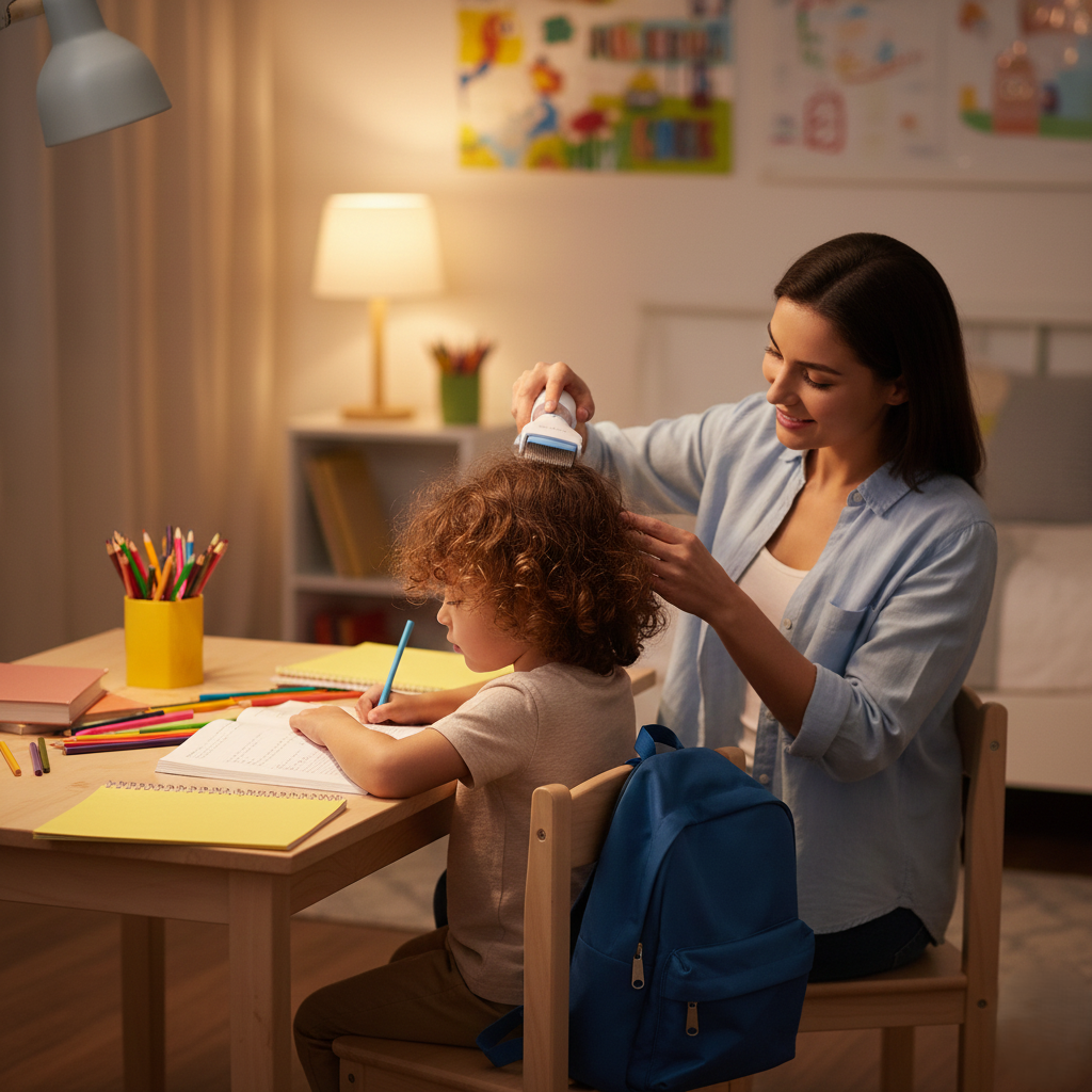 V-Comb Electric Lice Removal Machine – 4 Filters