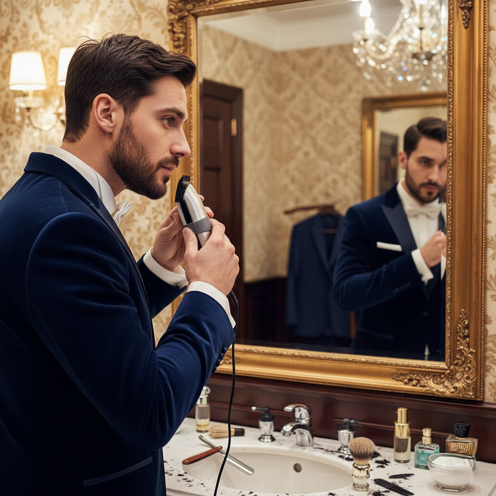 Hair Trimmer with 5 Adjustable Combs