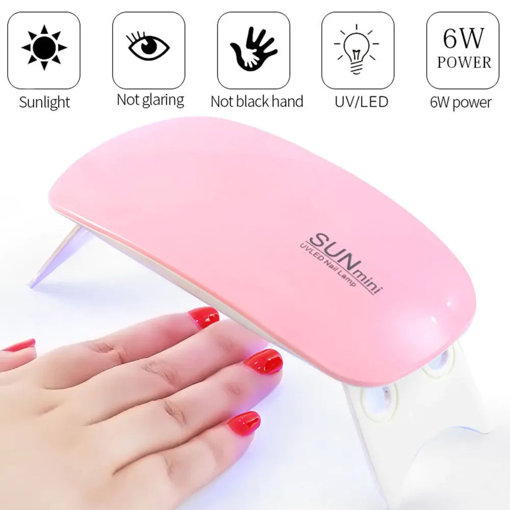 Professional Nail Dryer 6W UV Resin Lamp for Nail Art