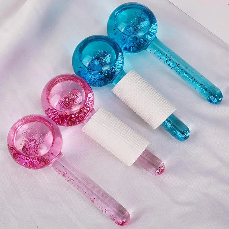 Beauty Crystal Ball Facial Cooling Ice Globes Water Wave For Face and Eye massage