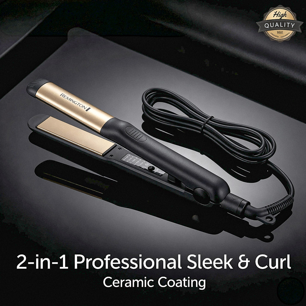 Ceramic Hair Straightener with Adjustable Temperature