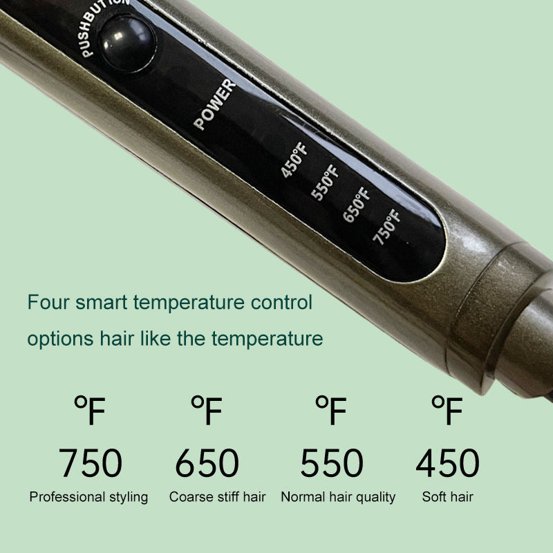 Professional Curling Iron for Shiny Frizz-Free Curls & Waves