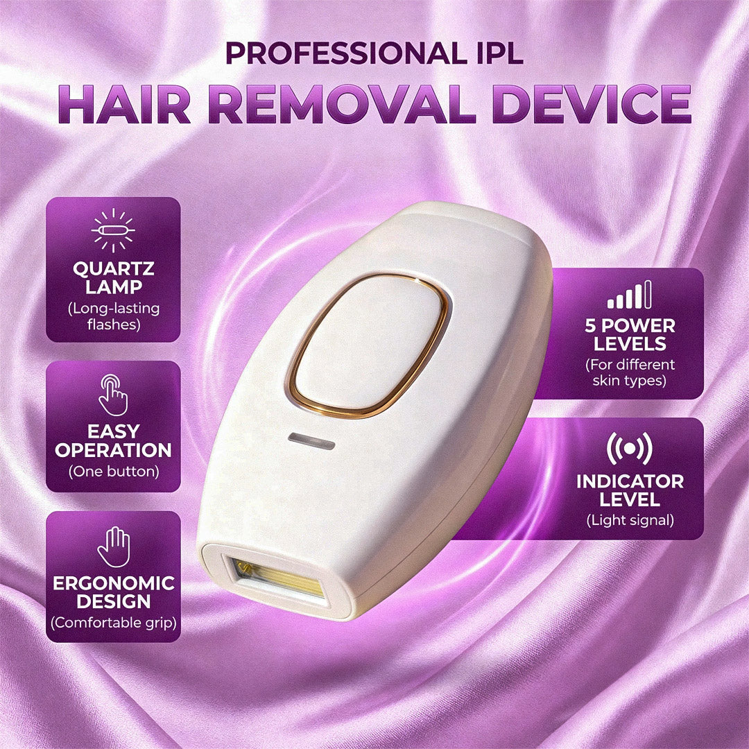 IPL Hair Removal Device for Body & Face