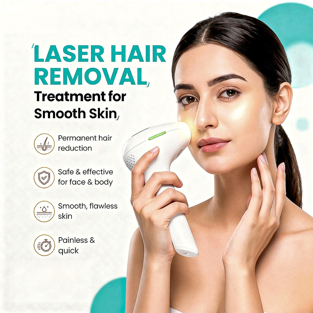 IPL Laser Hair Removal Device – Professional & Gentle.