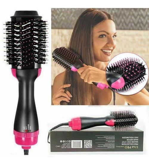 One Step 4-in-1 Hair Brush,Straightener and Curler