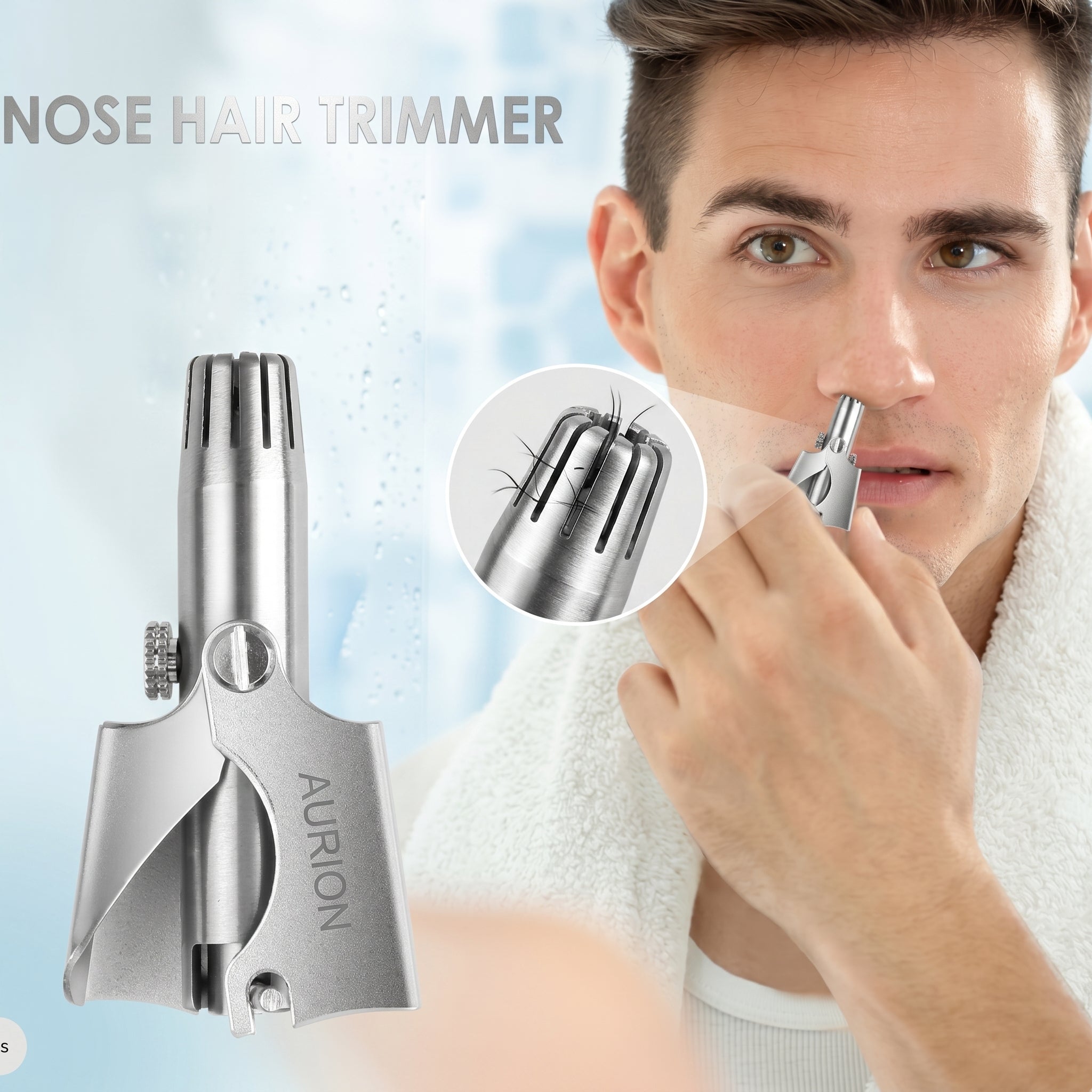 Manual Nose & Ear Hair Trimmer