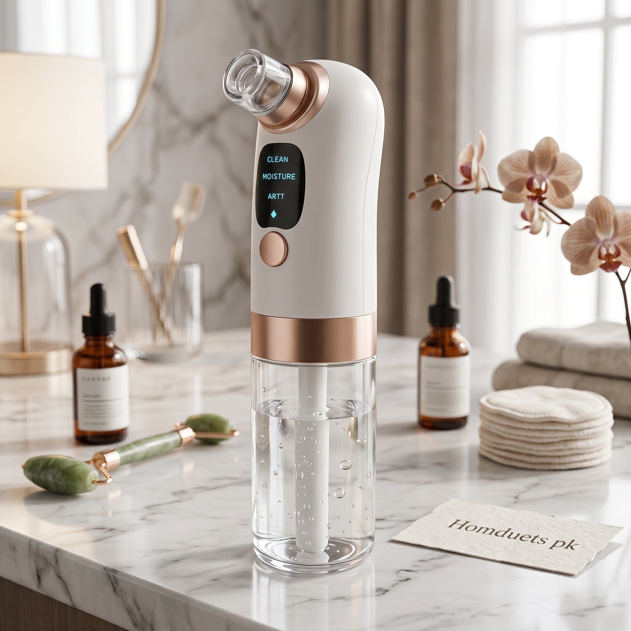 Home Use Beauty Cleansing Device Oxygen Vacuum Micro Bubble Blackhead Absorber Deep Cleaning Machine