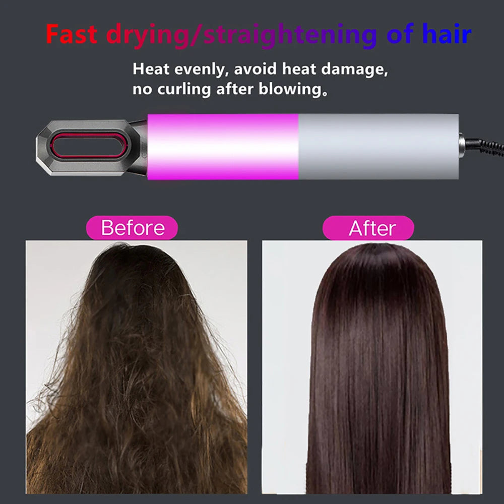 5 in 1 Hair Dryer & Styling Tool – Hot Air Brush, Curler & Straightener