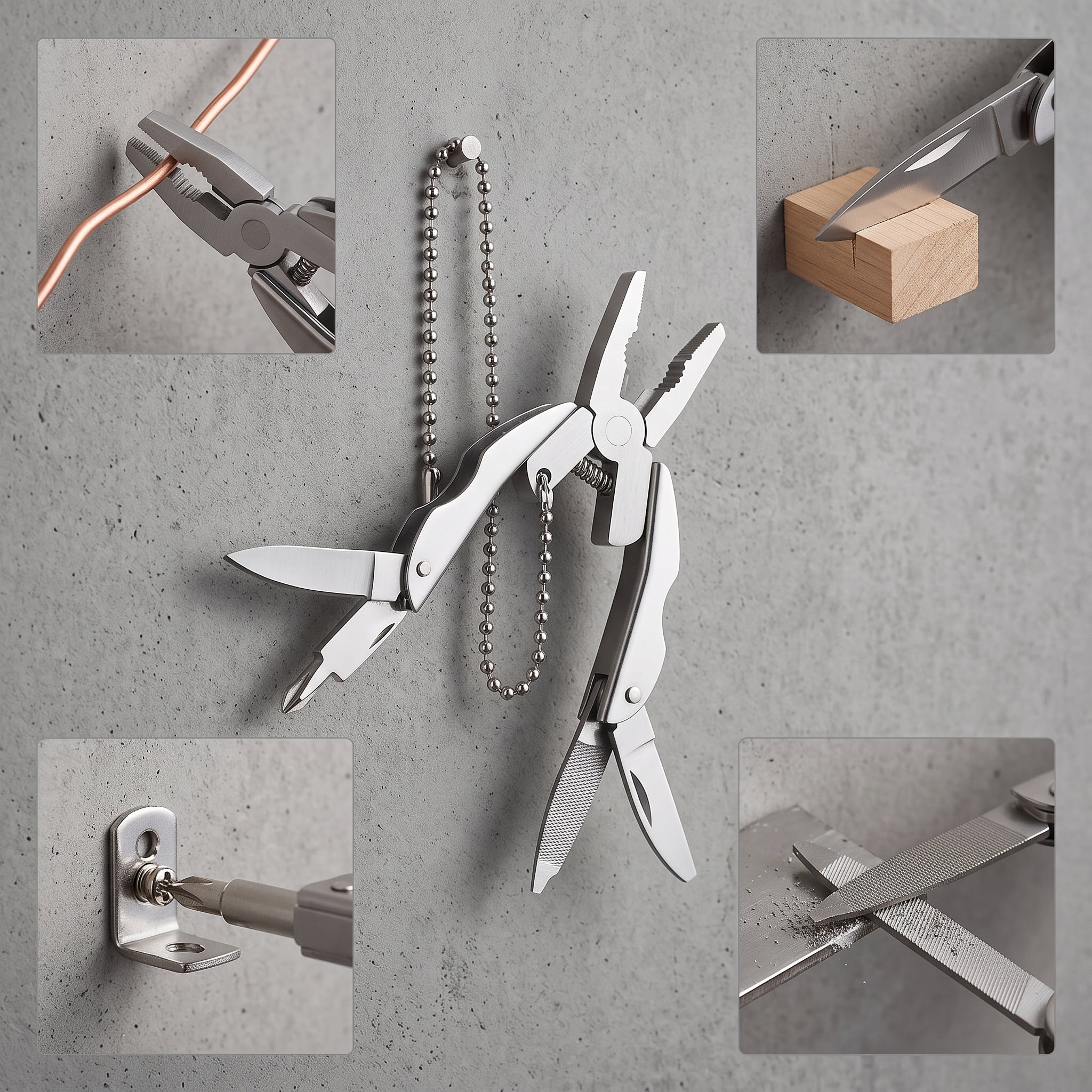 Stainless Steel Multitool Pliers Professional Multi Tools Pocket Knife For Camping Outdoor