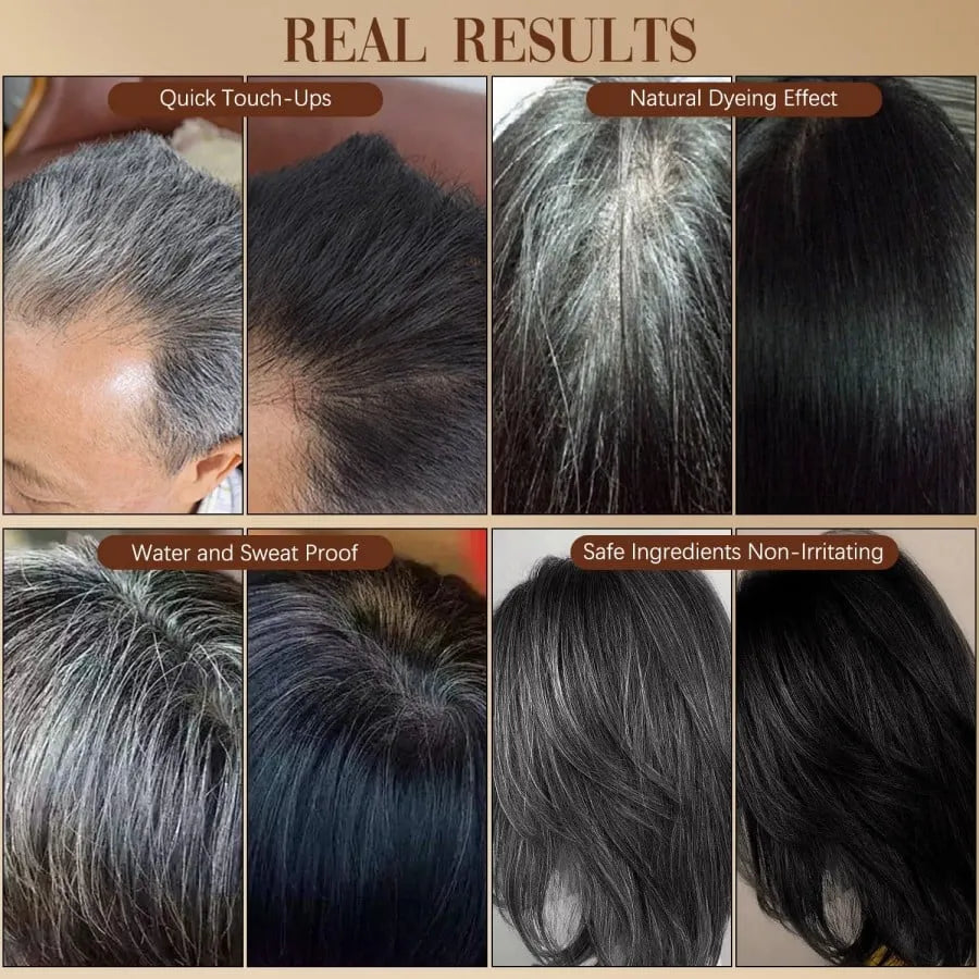 Hair Color Touch-Up Stick – Instant Gray Root Concealer Wand for Women & Men