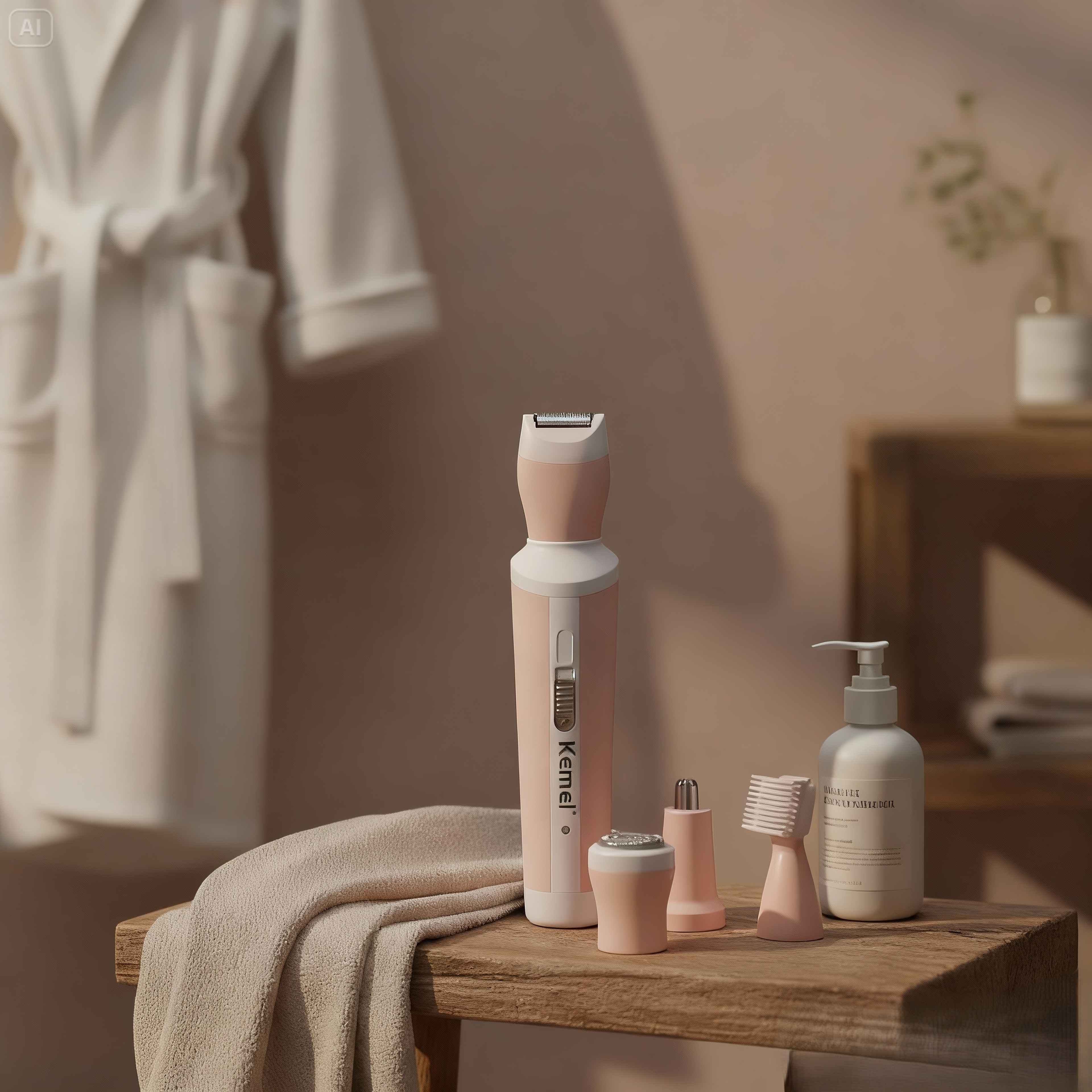 4-in-1 Women’s Rechargeable Shaver & Grooming Kit