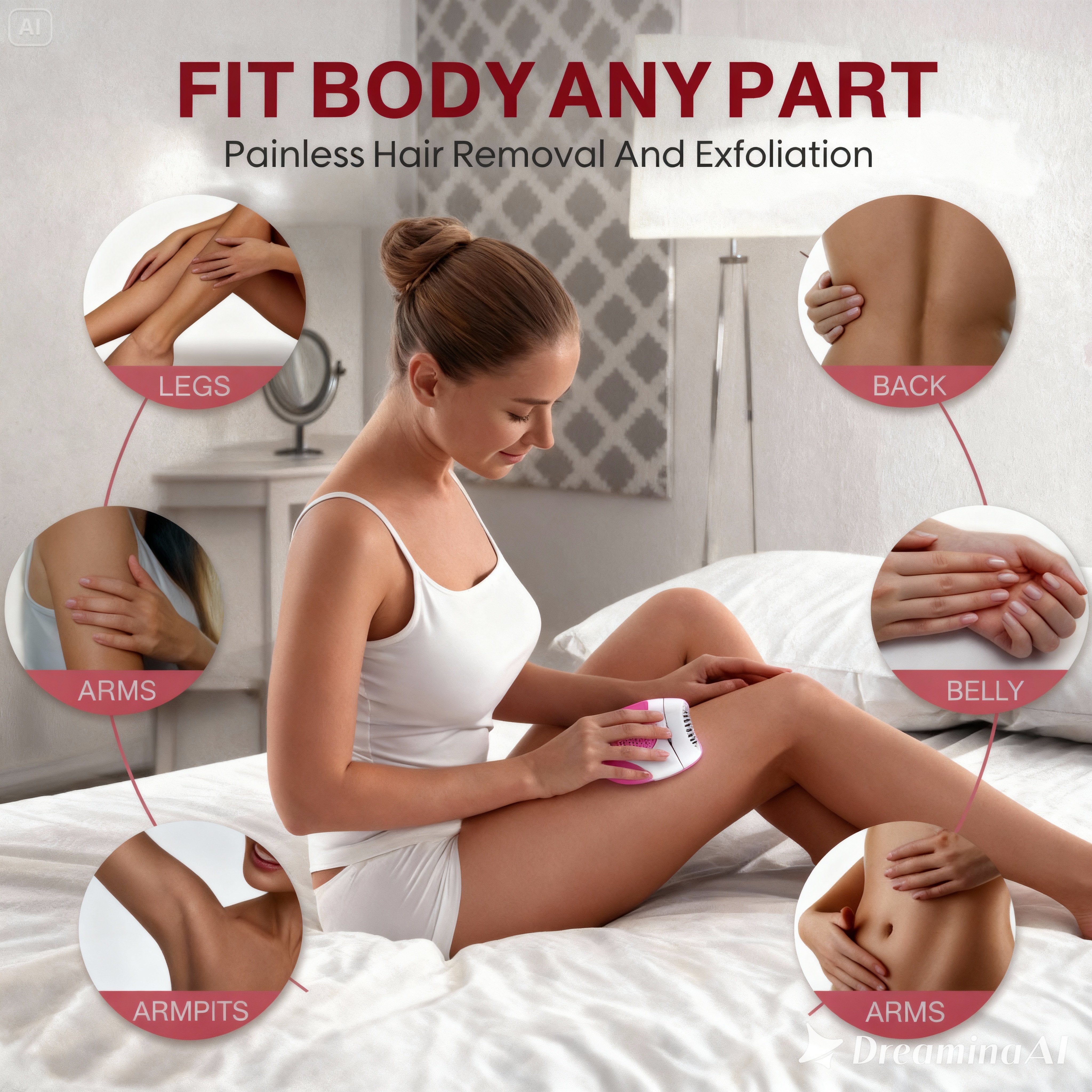 Electric Hair Removal Shaver for Long-Lasting Smoothness