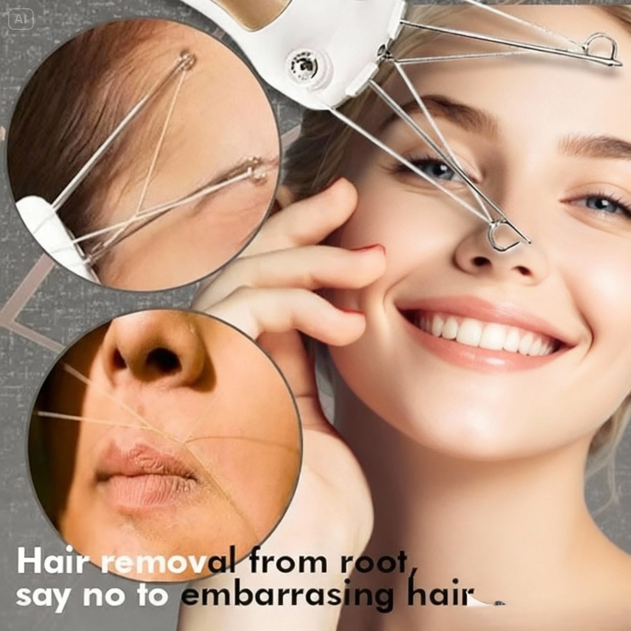 Rechargeable Eyebrow & Facial Hair Remover – Painless & Precise