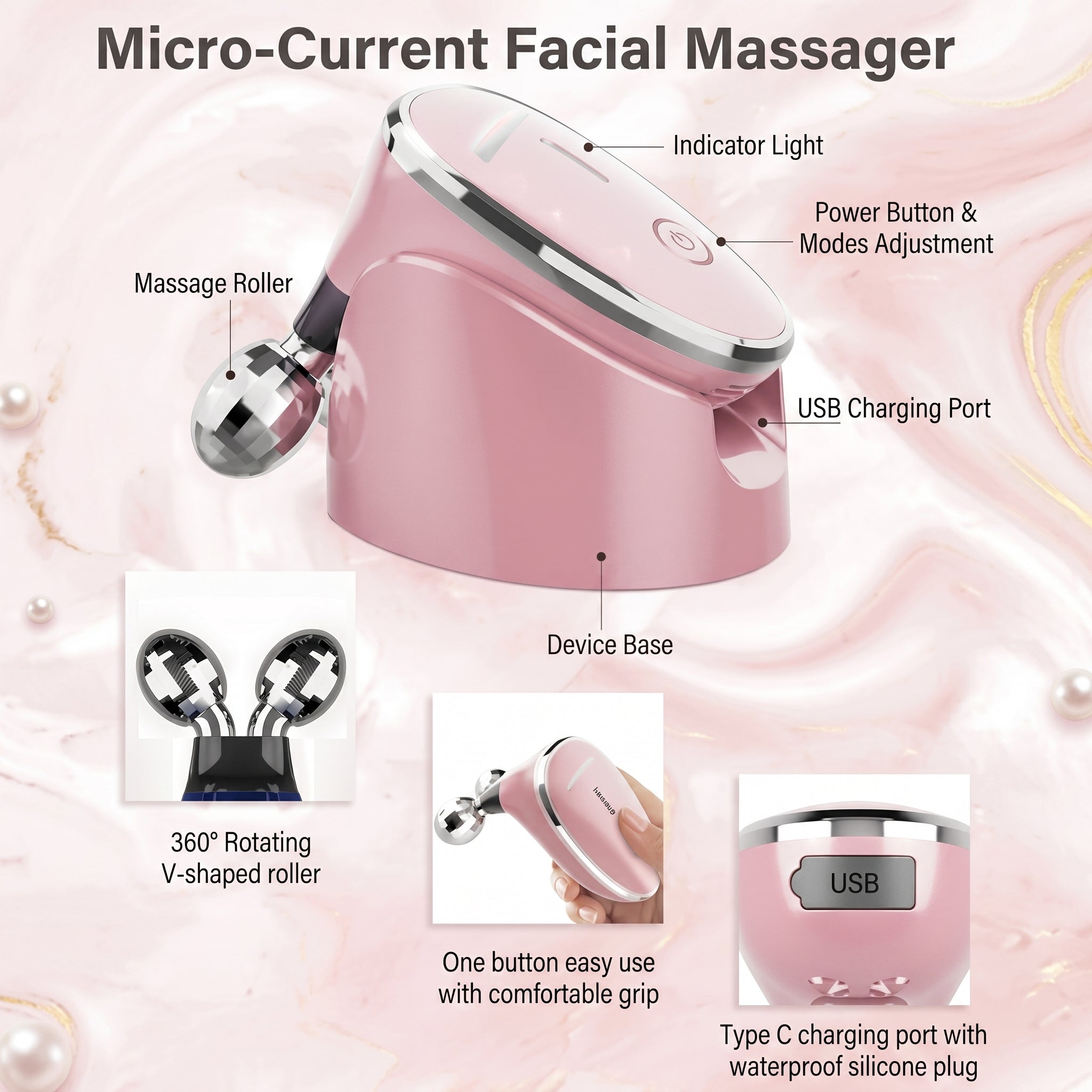 MCSYPOAL 5-in-1 Microcurrent Facial Device