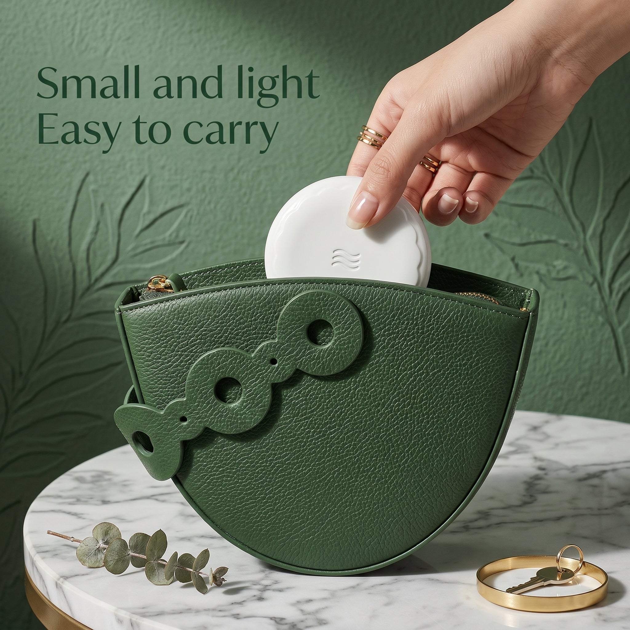 portable LED lighted compact travel mirror