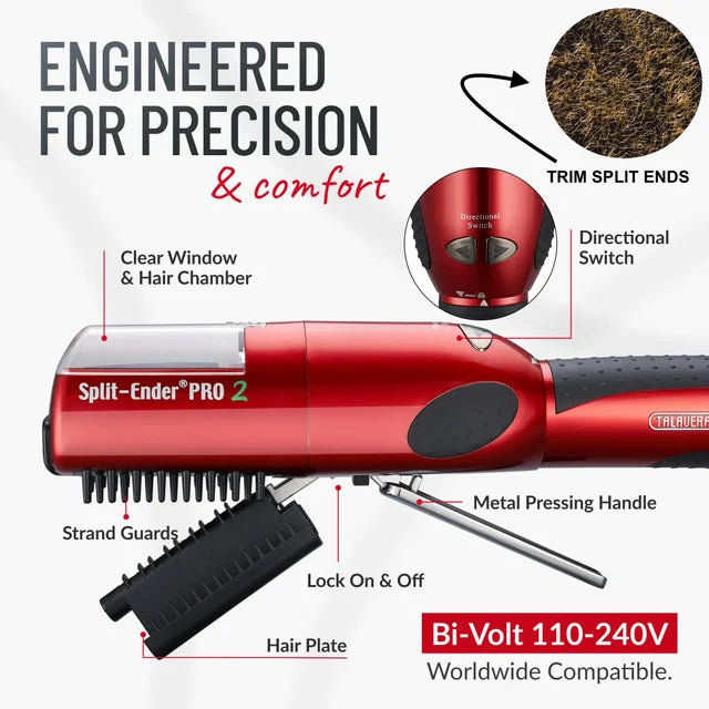 Rechargeable Cordless Hair Trimmer for Women Split End Remover