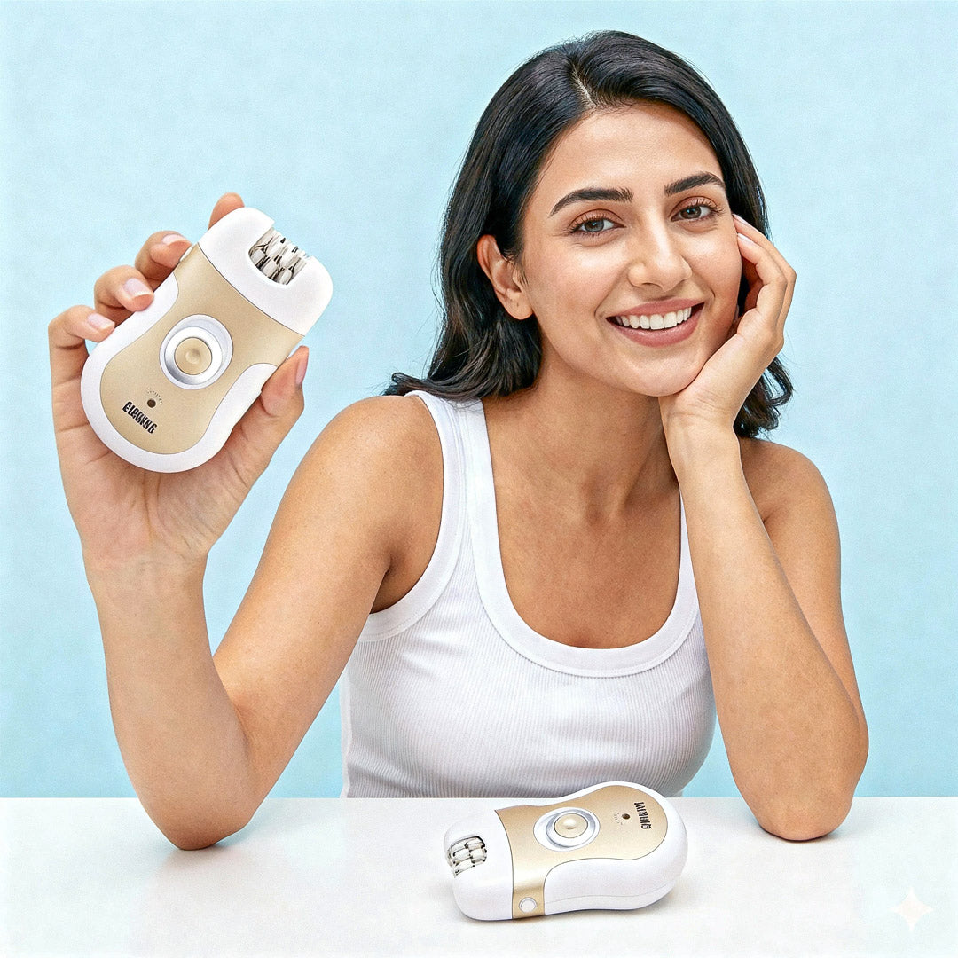 4-in-1 Cordless Epilator & Shaver – Rechargeable Hair Remover