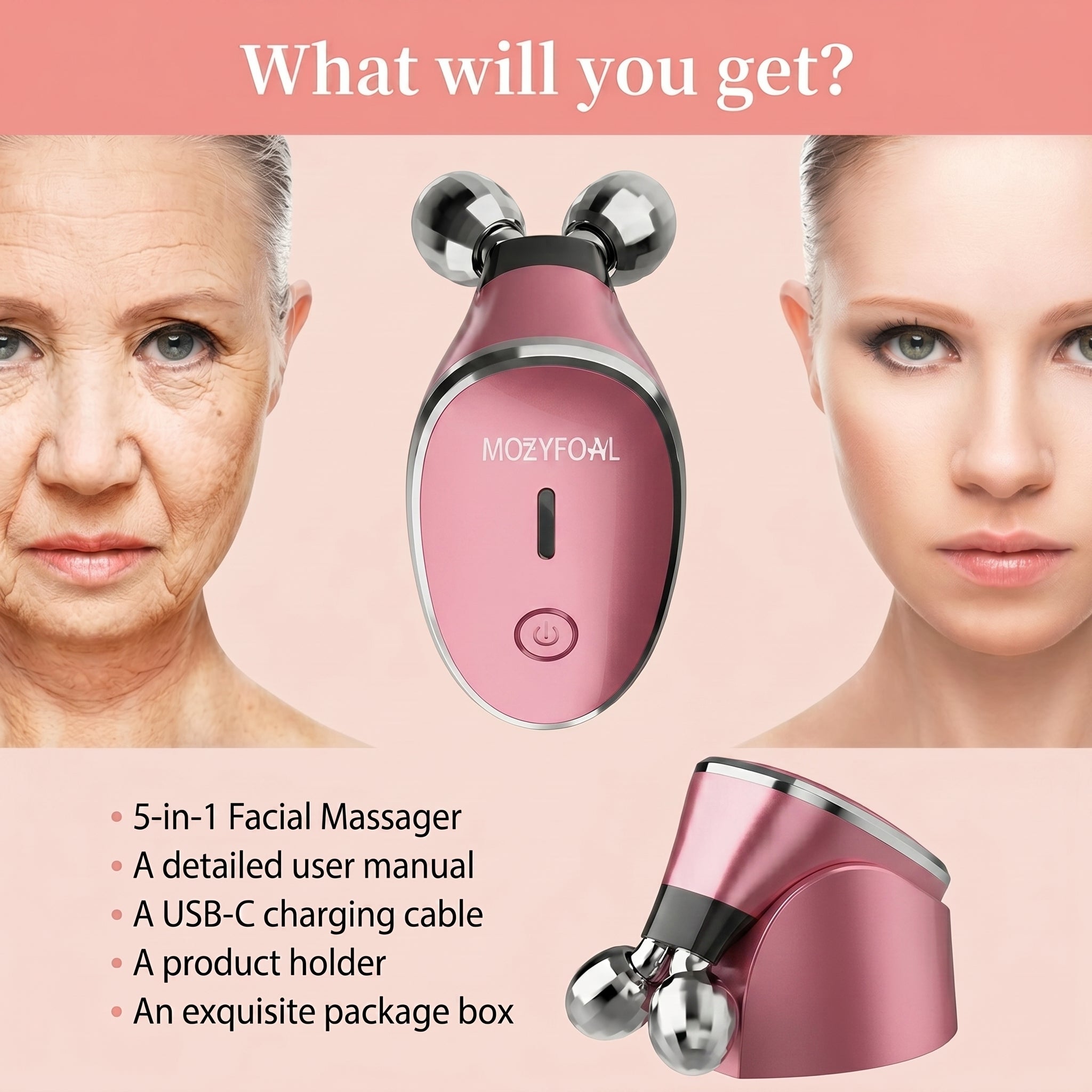 MCSYPOAL 5-in-1 Microcurrent Facial Device