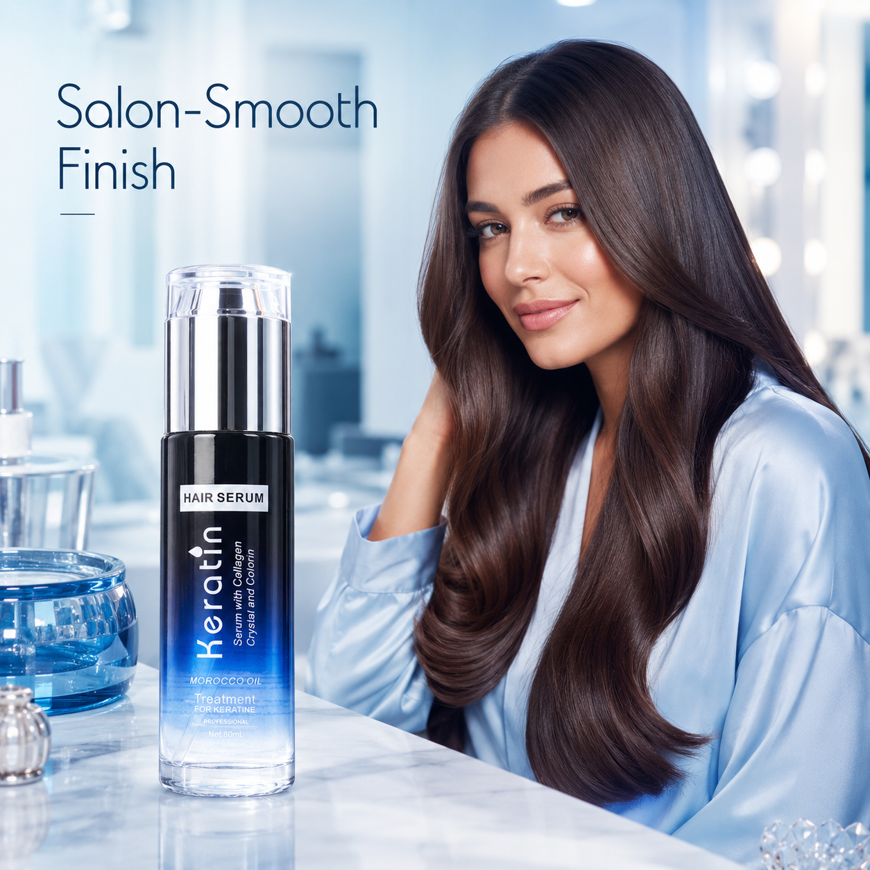 Keratin Nutrition Keratin Moisturizing & Smooth Hair Serum For Damaged Hair
