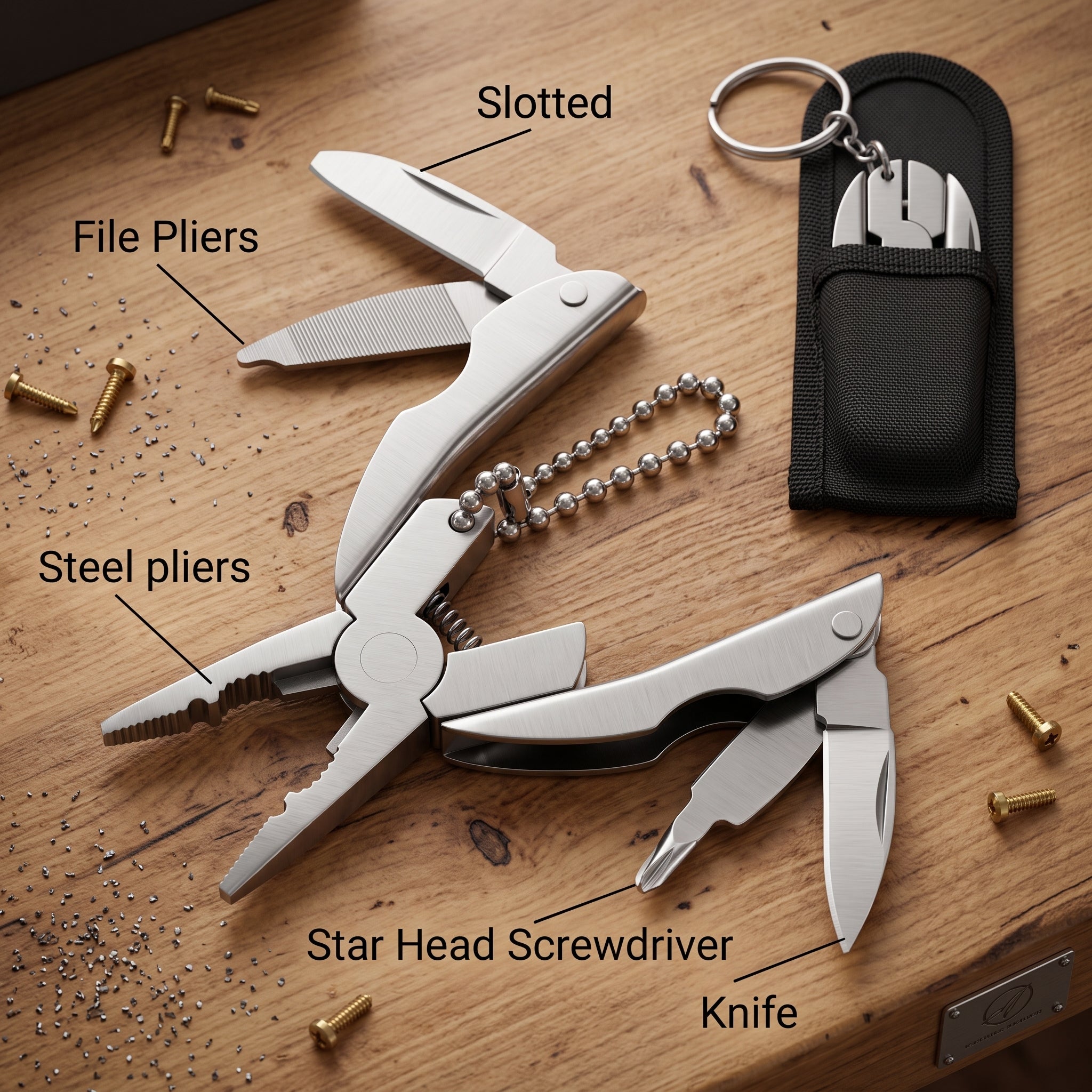 Stainless Steel Multitool Pliers Professional Multi Tools Pocket Knife For Camping Outdoor