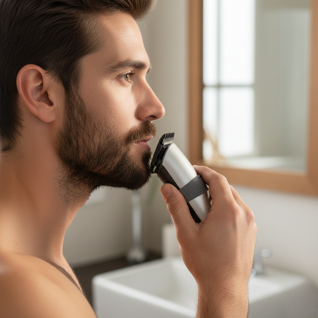 Hair Trimmer with 5 Adjustable Combs