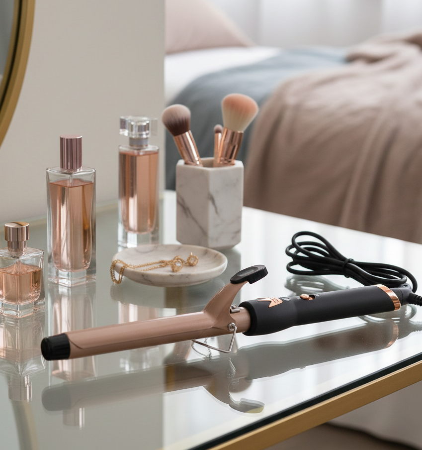 Professional Hair Curler Ceramic Tourmaline for Natural Curls & Waves