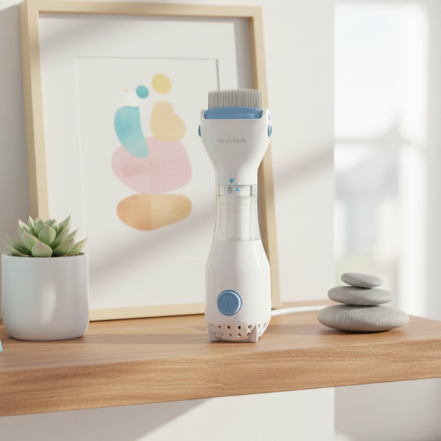 V-Comb Electric Lice Removal Machine – 4 Filters