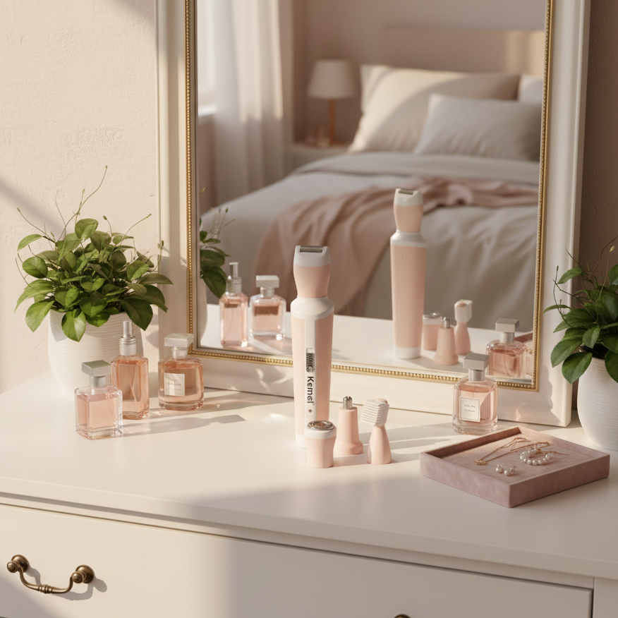 4-in-1 Women’s Rechargeable Shaver & Grooming Kit