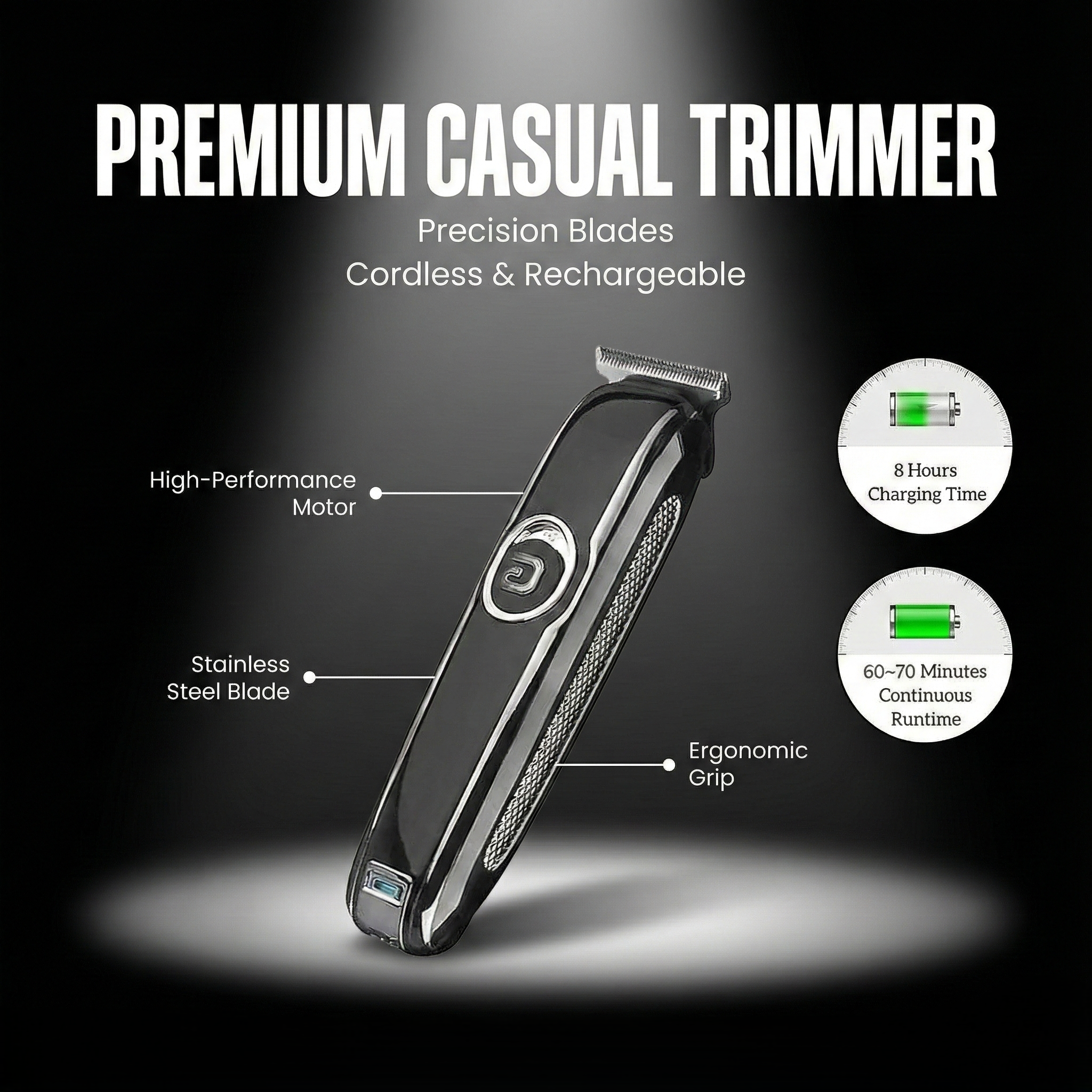 Shaving Machine For Men - Rechargeable Electric Hair Trimmer