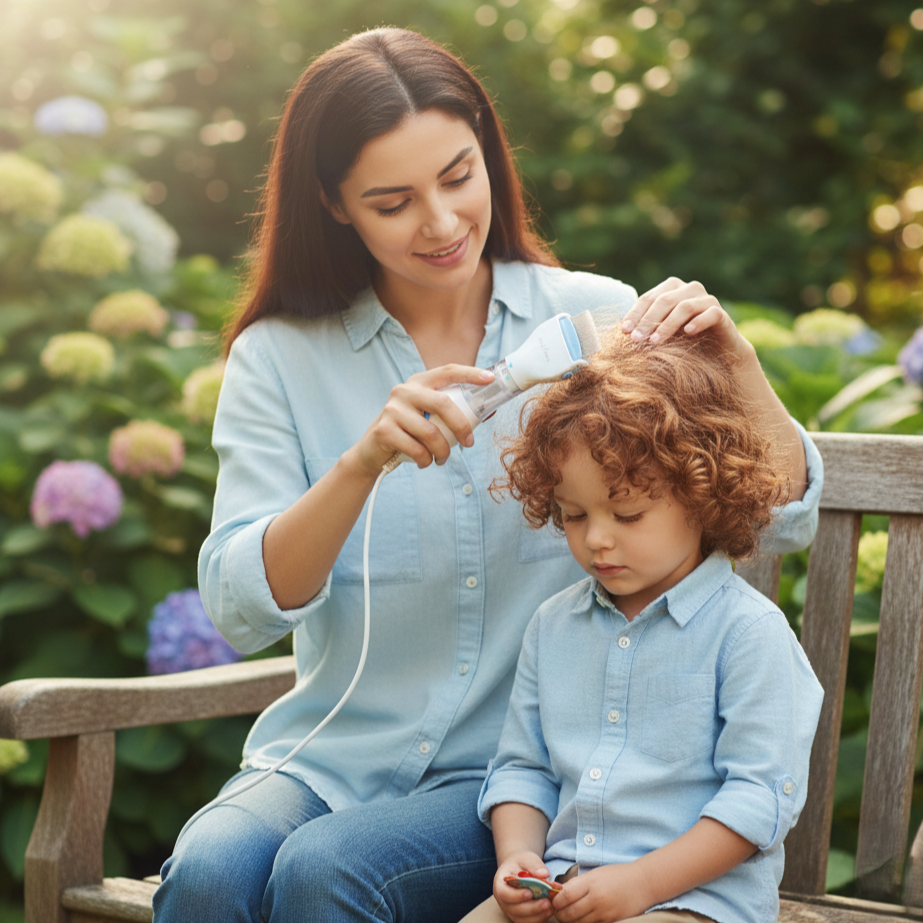 V-Comb Electric Lice Removal Machine – 4 Filters