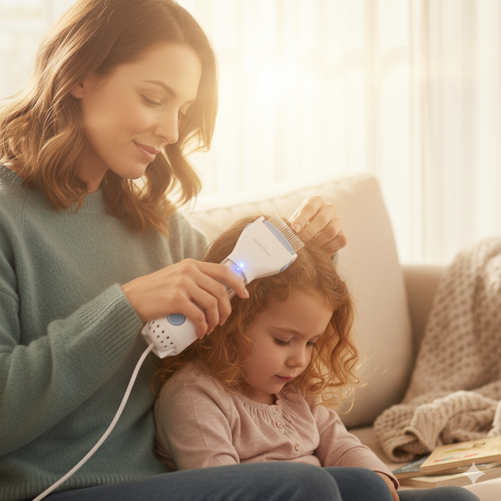 V-Comb Electric Lice Removal Machine – 4 Filters