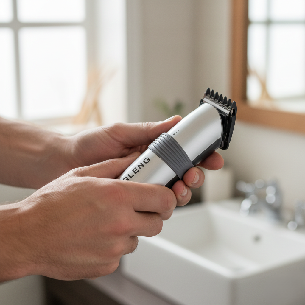 Hair Trimmer with 5 Adjustable Combs