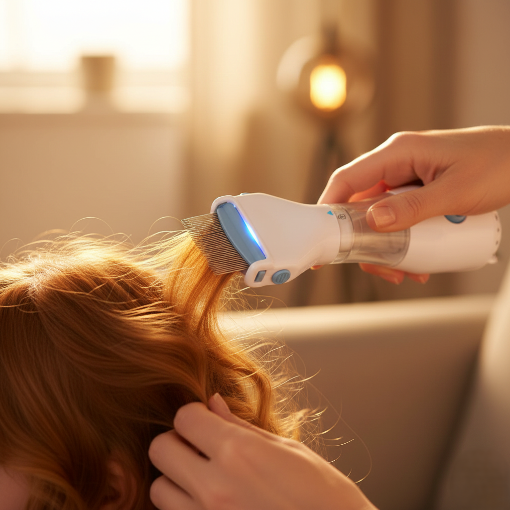 V-Comb Electric Lice Removal Machine – 4 Filters