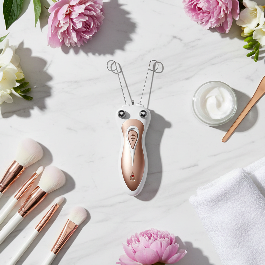 Rechargeable Eyebrow & Facial Hair Remover – Painless & Precise