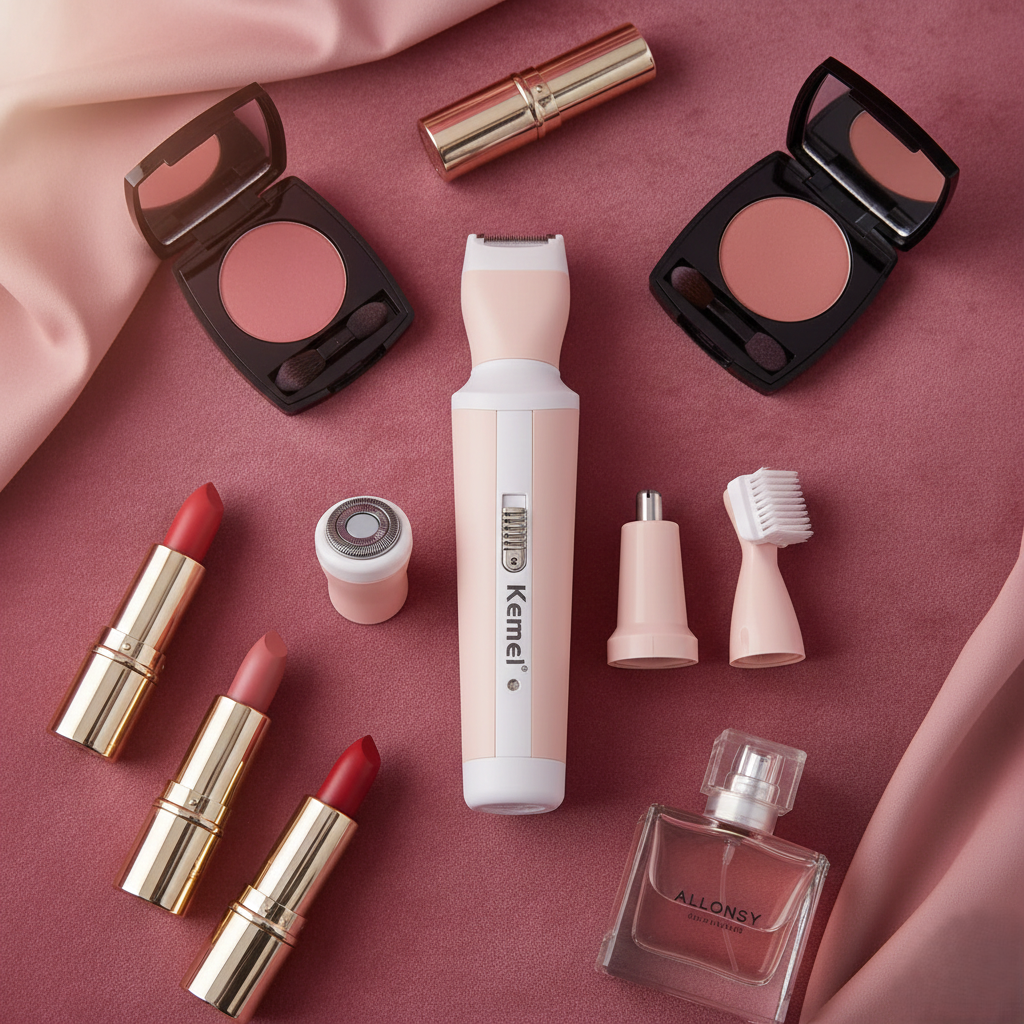 4-in-1 Women’s Rechargeable Shaver & Grooming Kit