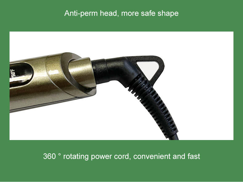 Professional Curling Iron for Shiny Frizz-Free Curls & Waves