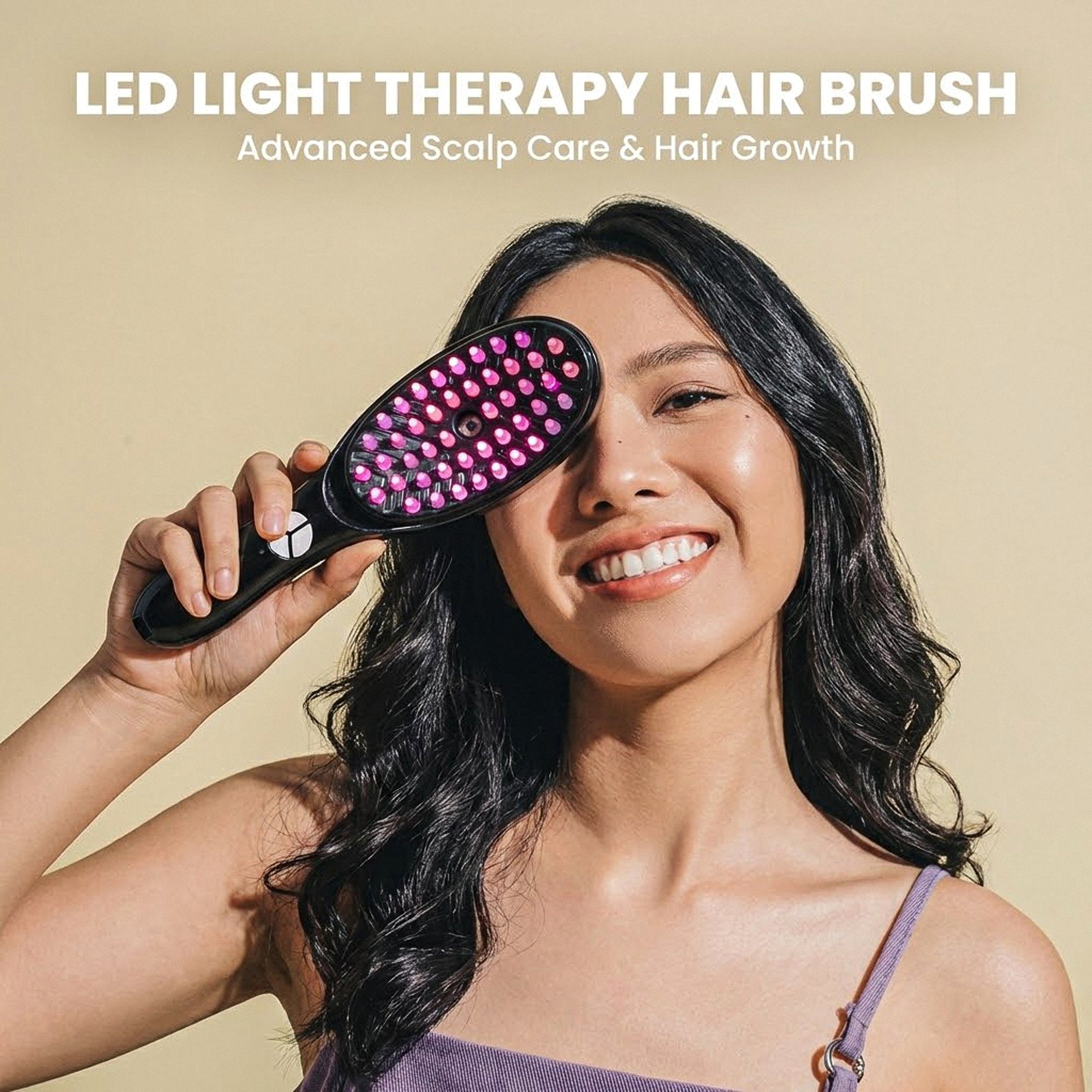 LED Light Therapy Hair Brush