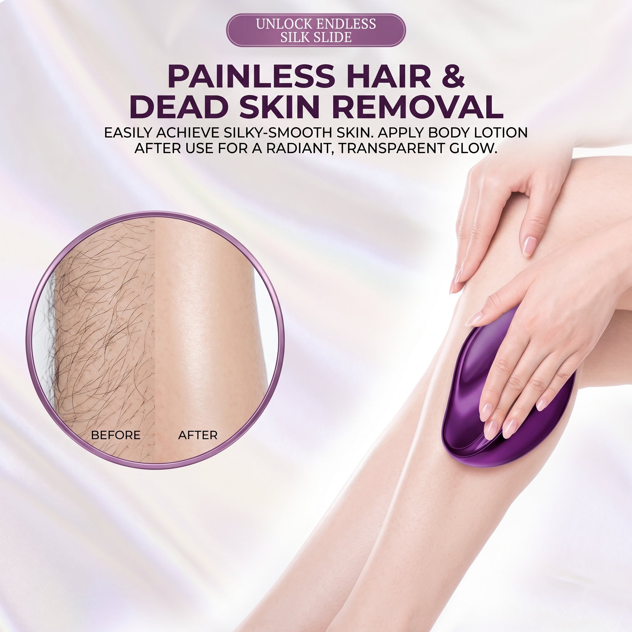 BD611 Painless Epilator Exfoliating Hair Removal