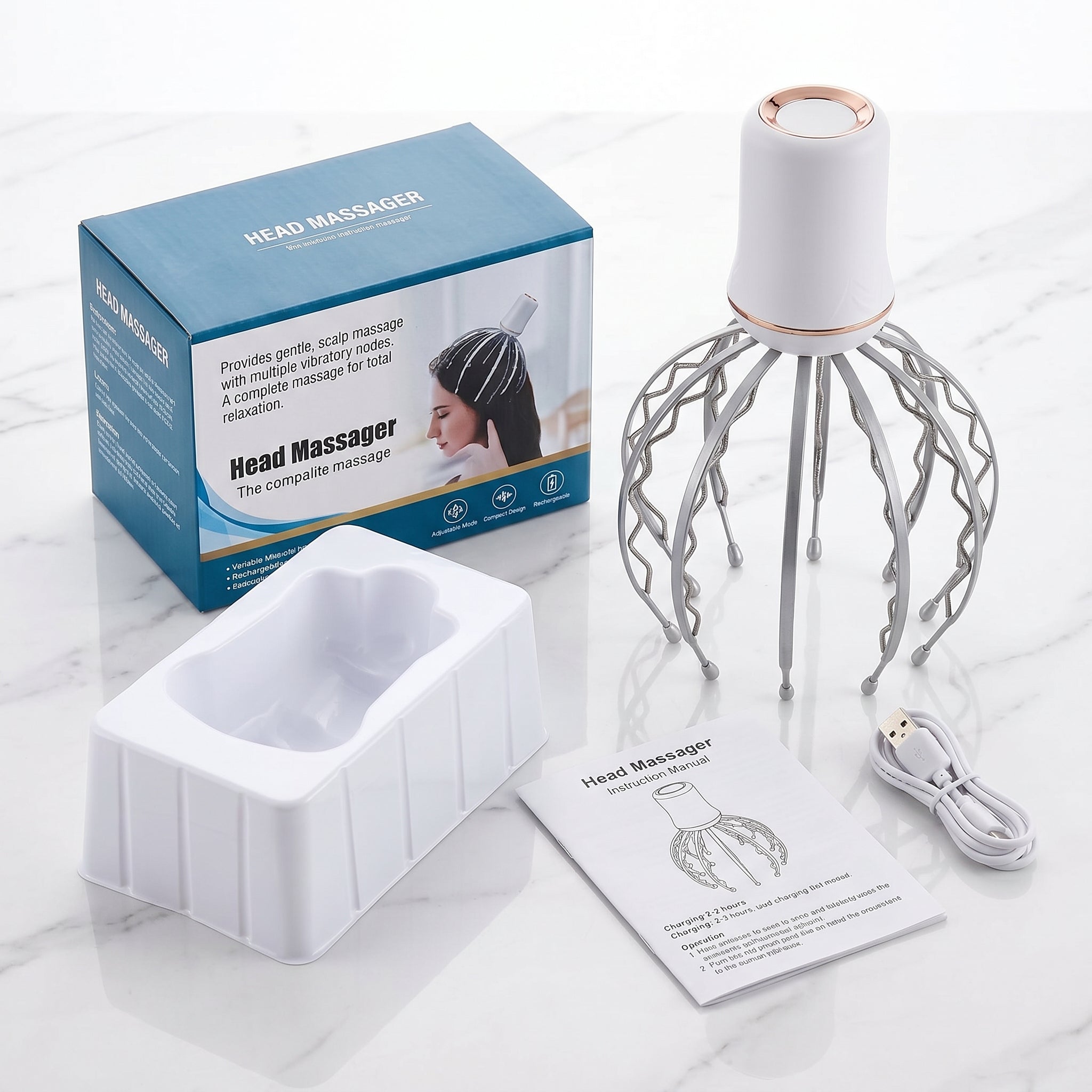 HEAD MASSGER RELEXING UR BODY USB CHARGEABLE