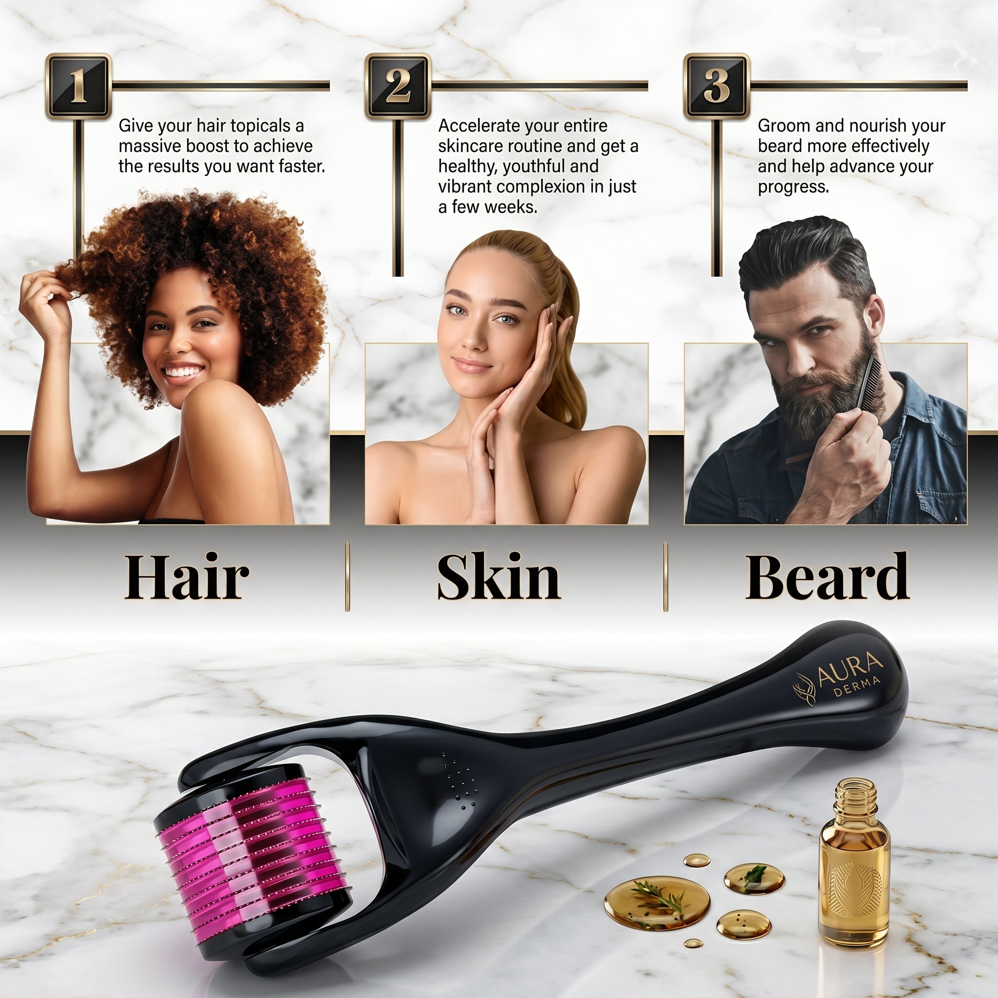 Derma Roller for hair growth