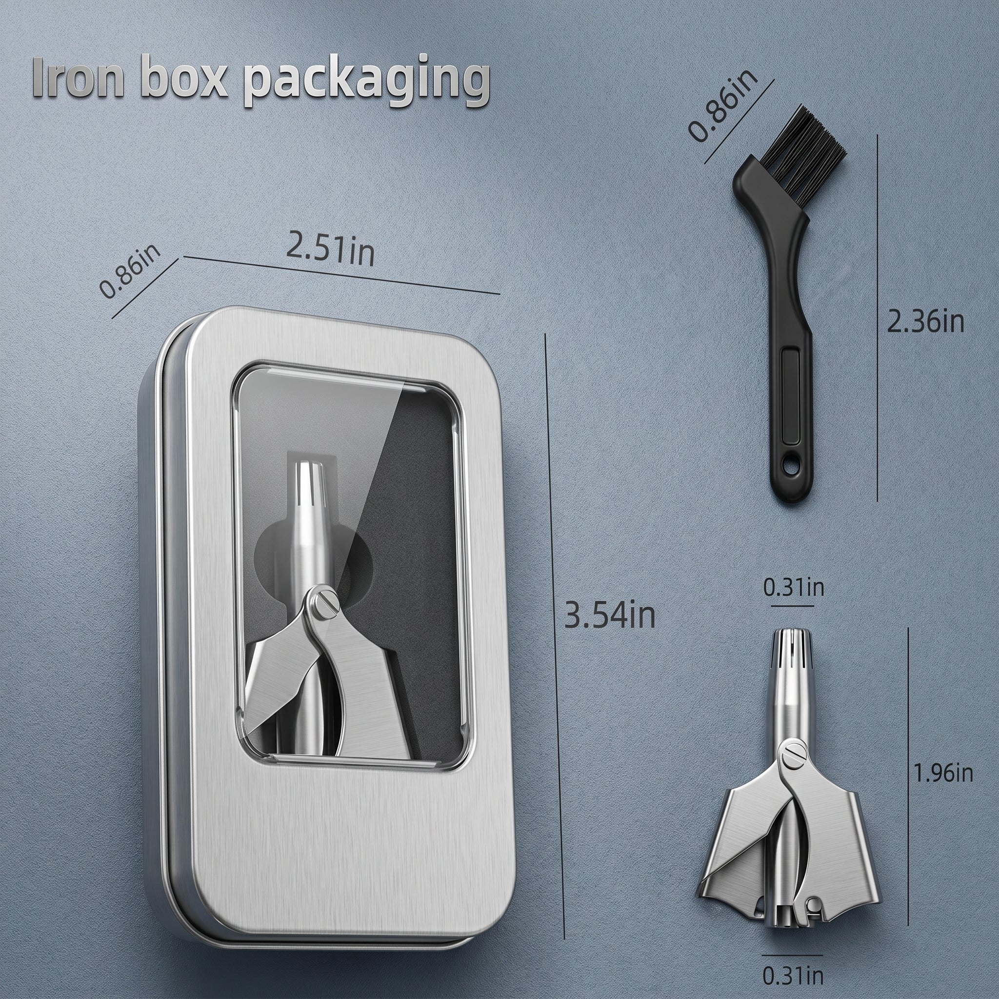 Manual Nose & Ear Hair Trimmer