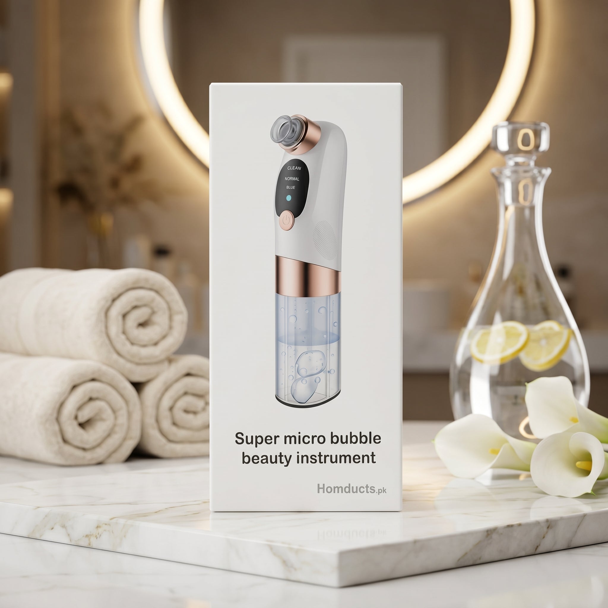 Home Use Beauty Cleansing Device Oxygen Vacuum Micro Bubble Blackhead Absorber Deep Cleaning Machine