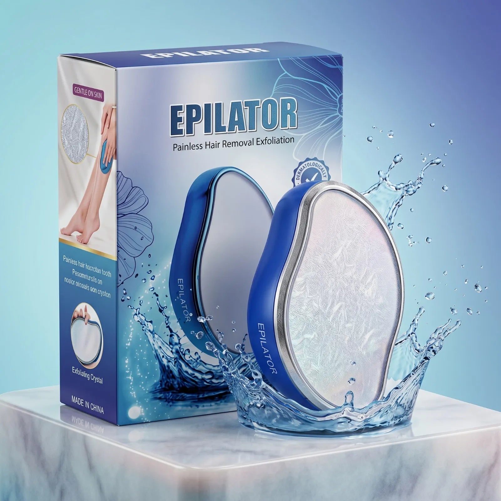 BD611 Painless Epilator Exfoliating Hair Removal