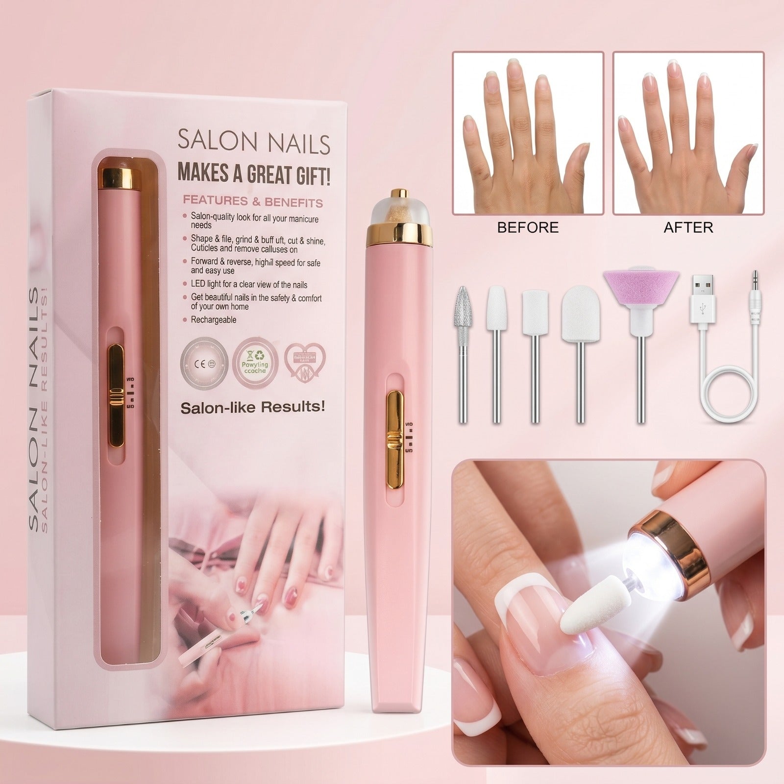 Flawless salon nails